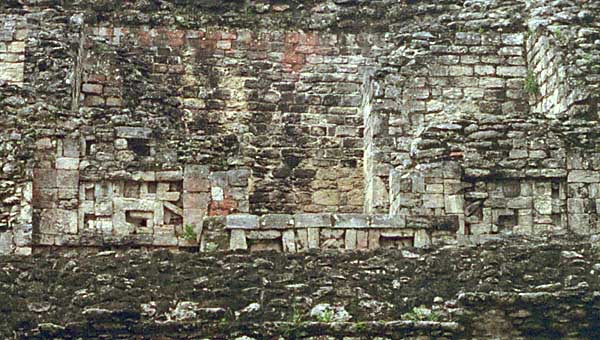 Becan:  Decorative panel on Structure IV