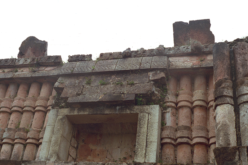 Detail of the cornice moulding on the Palace