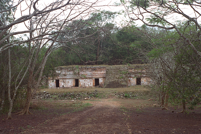 View of Edifice 5, Cabalpak Group, built into the hillside