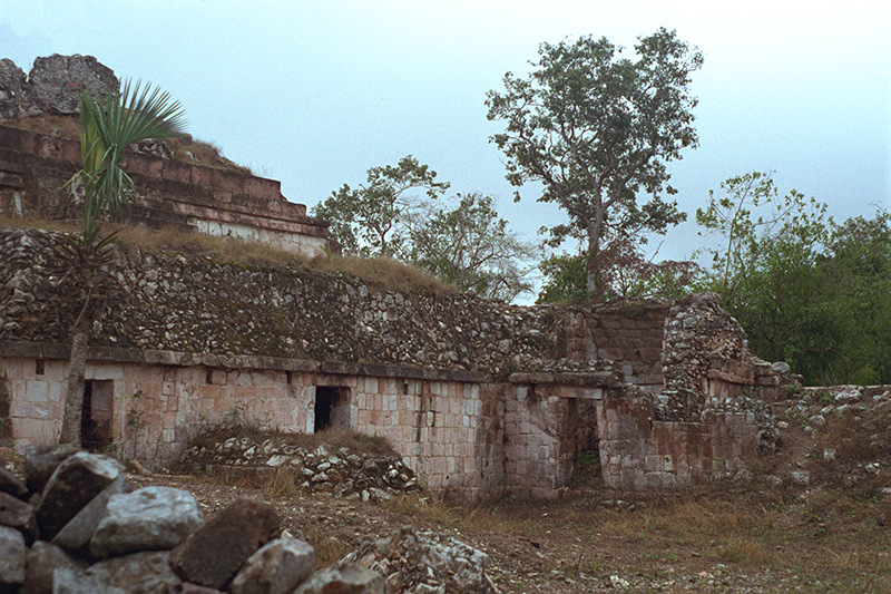 Detail of Building XX showing Early Puuc architectural style
