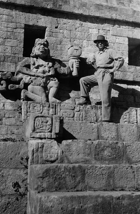 Pál Kelemen at Copan, 1940