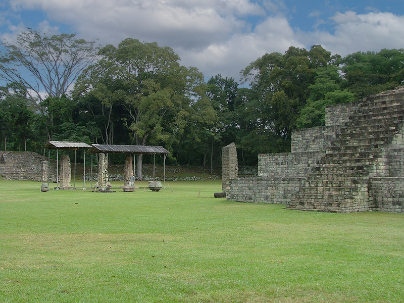 Radial Pyramid at the South End of the Great Plaza at Copan