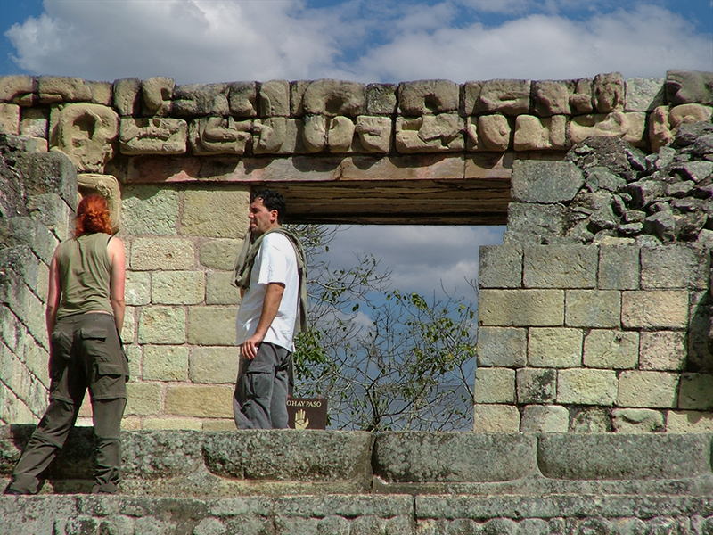 Temple 22 entrance restoration