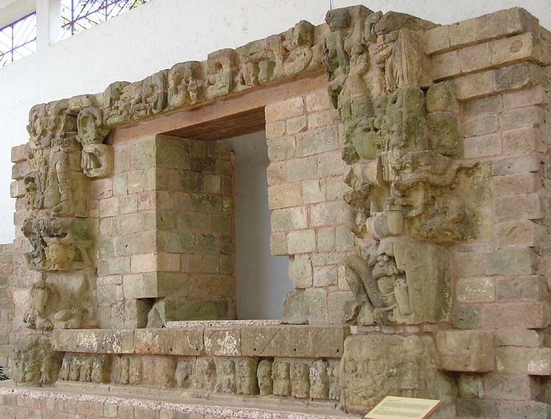 Reconstructed Temple 22 doorway