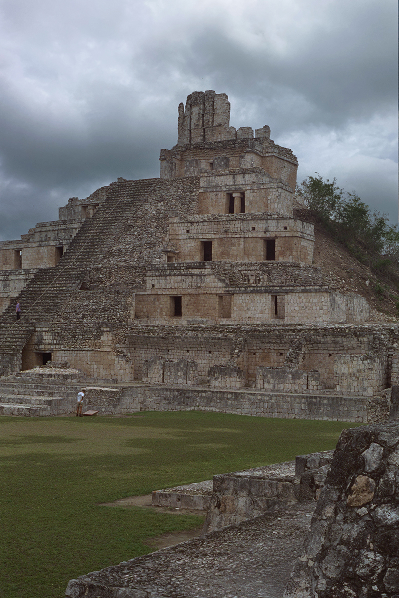 Edzná: Temple of the Five Stories seen from the south