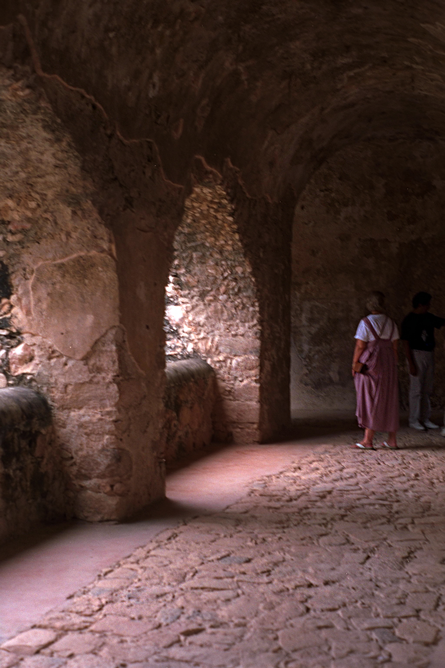 The cloister at Mani