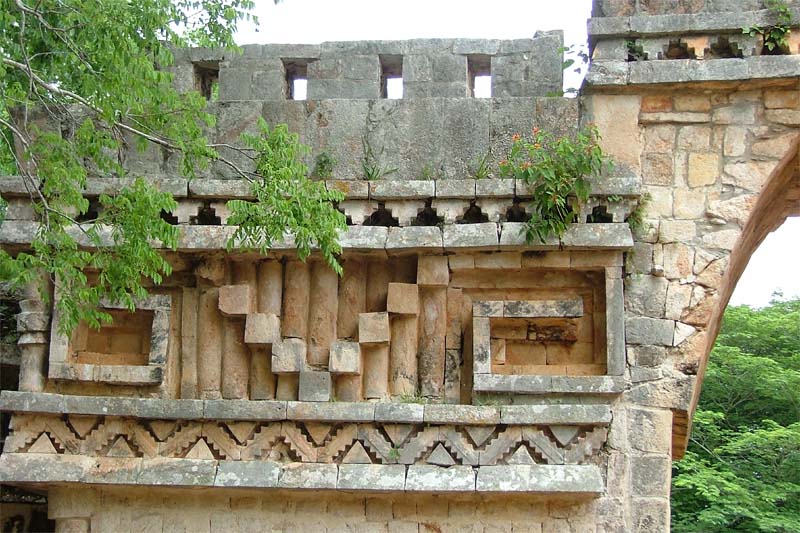 Detail from east side of Labna Arch