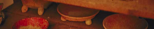 Lamanai museum:  Lower Shelf