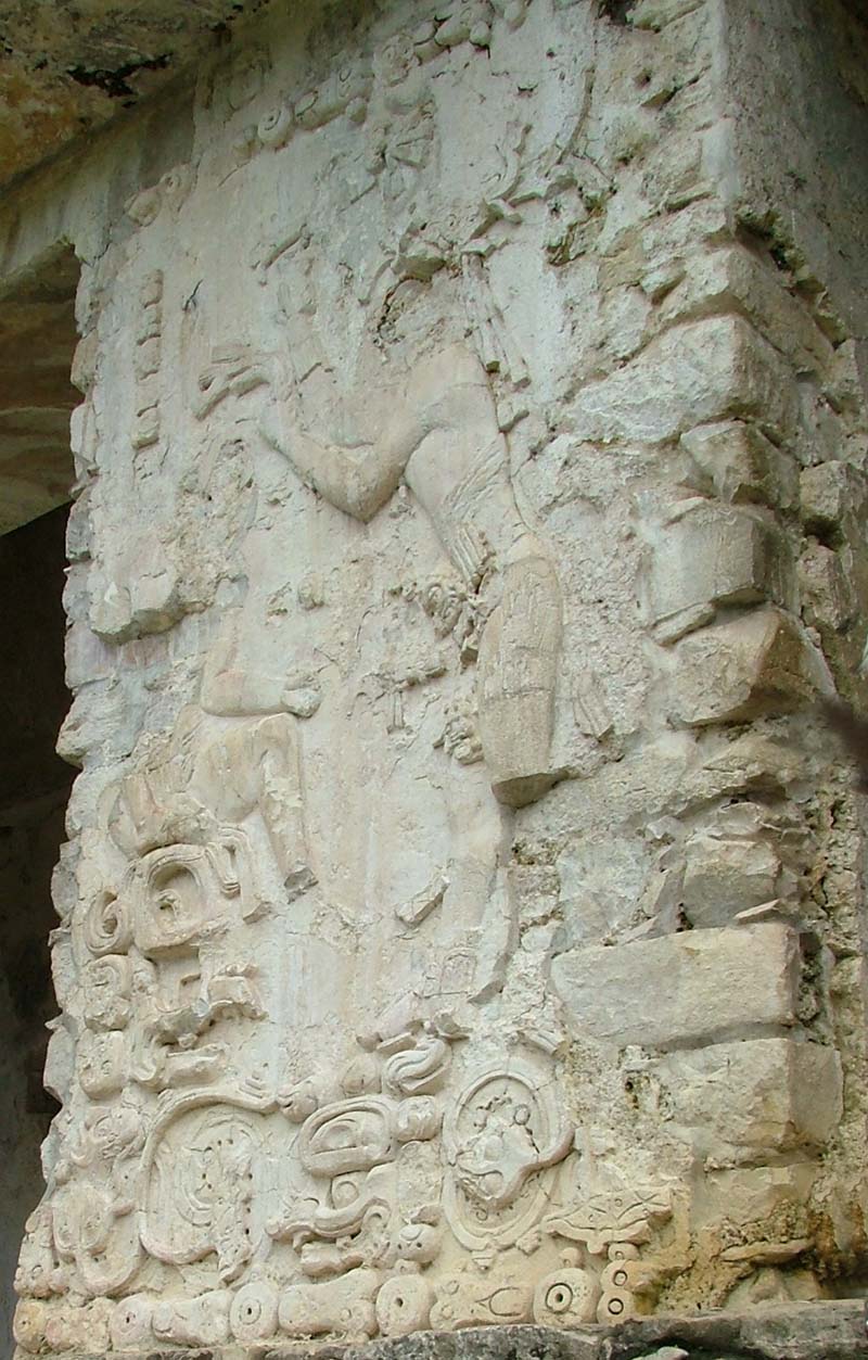 Pier F of House D of the Palace of Palenque