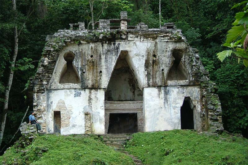 Temple of the Foliated Cross close-up