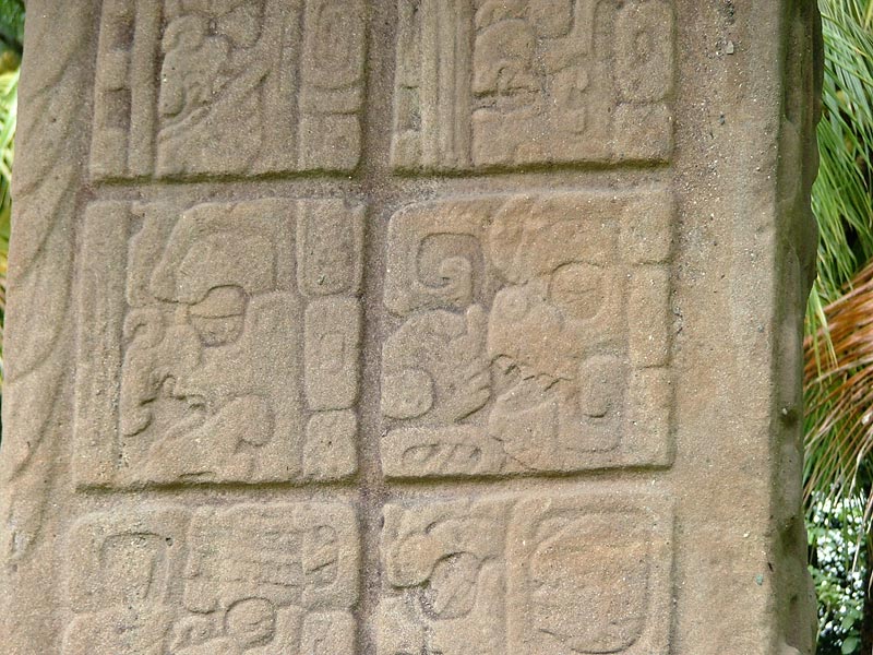 East Side of Stela A