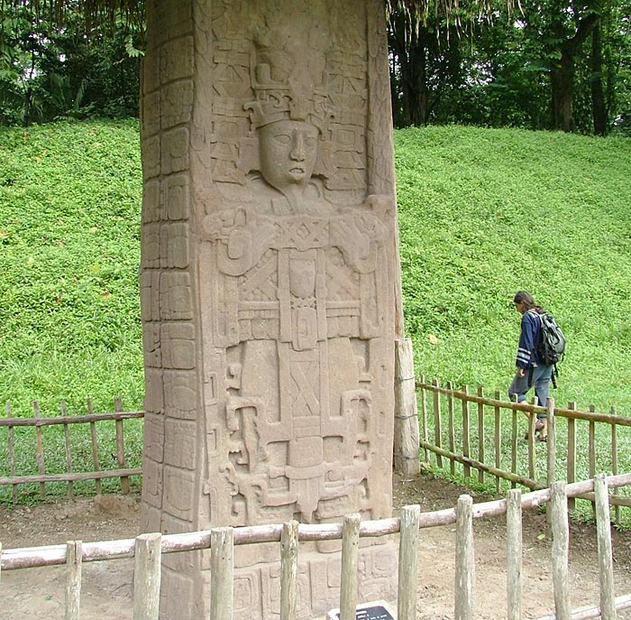 Quirigua Stela C (Monument 3), South Side