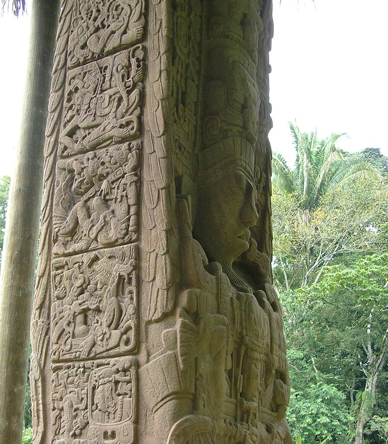 Quirigua: Stela D Northeast Side