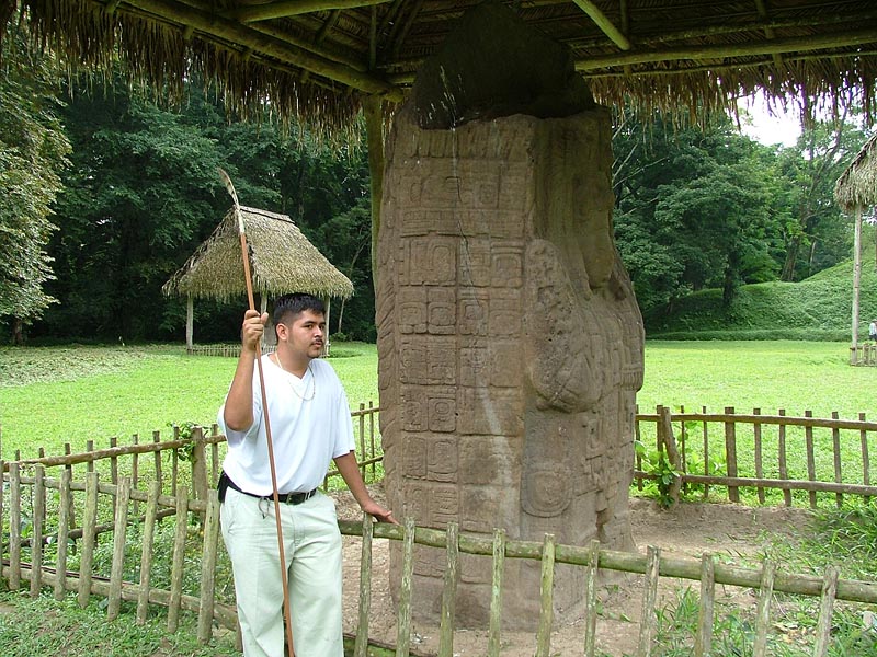 North side of Monument 9 (Stela I)