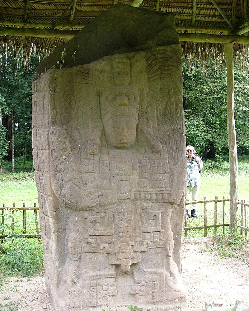 Stela I (Monument 9) dedicated by Jade Sky