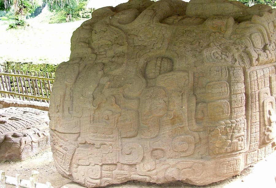 View showing Altar P next to Zoomorph P