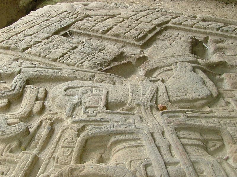 Detail of Chac's feet on Altar P