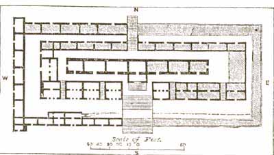 Frederick Catherwood: Plan of the Palace of Sayil