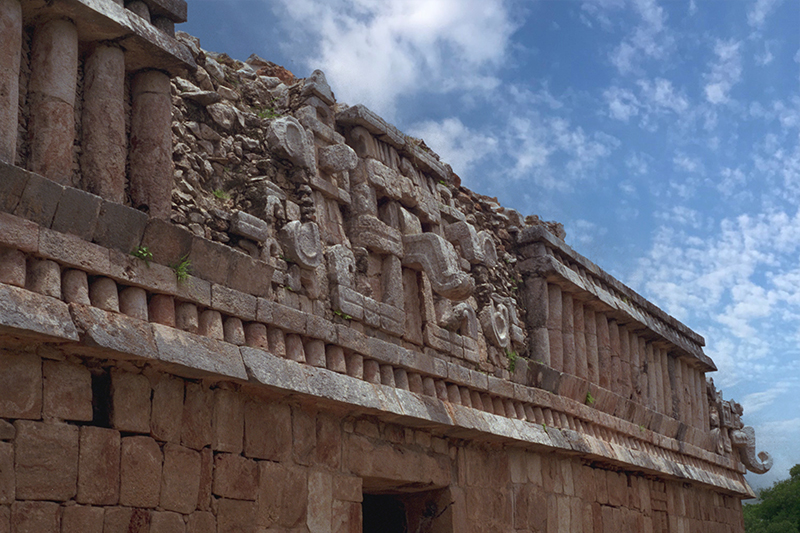 Palace of Sayil,  West Side