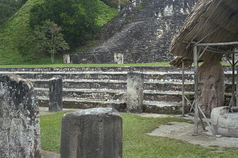 Stela and Altars fronting the North Acropolis