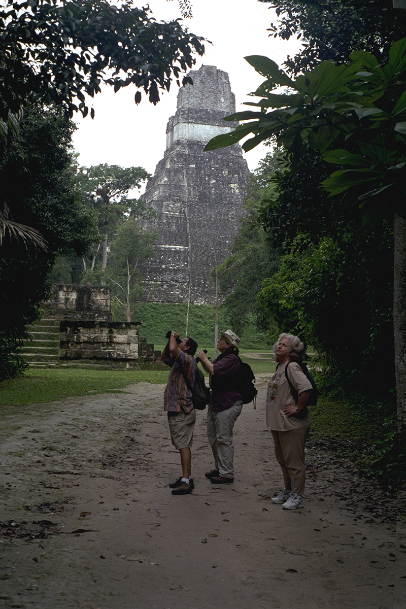Tikal Structure 5D-43 with Temple I in the background