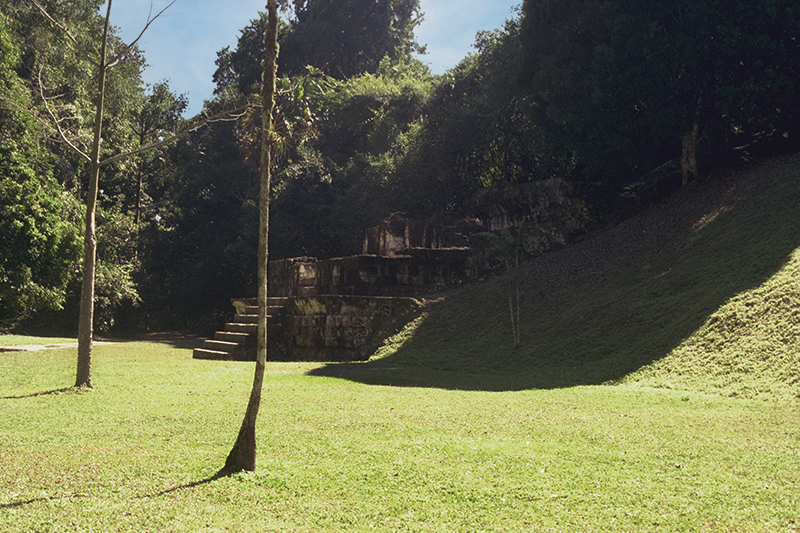 Tikal Small Teotihuacan-style temple by ballcourt
