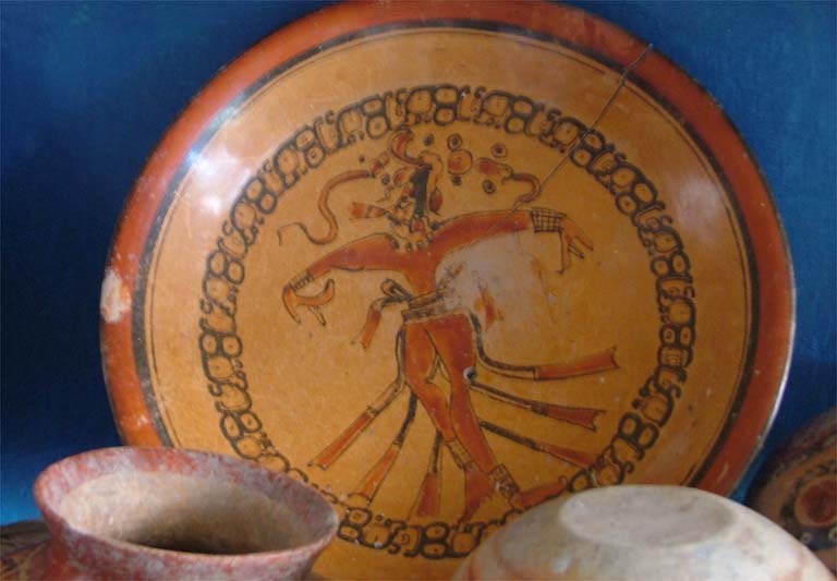 Pot from El Chiclero Pottery Museum