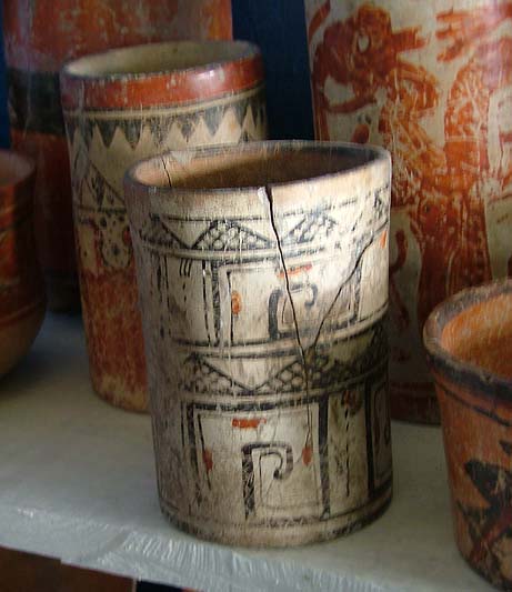 Pot from El Chiclero Pottery Museum
