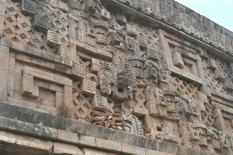Uxmal, House of the Governor detail
