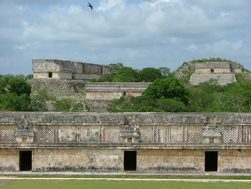 Uxmal, Nunnery Quadrangle Panorama