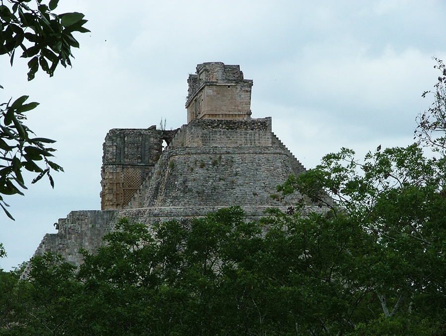 Uxmal, Photo of Pyramid of the Magician