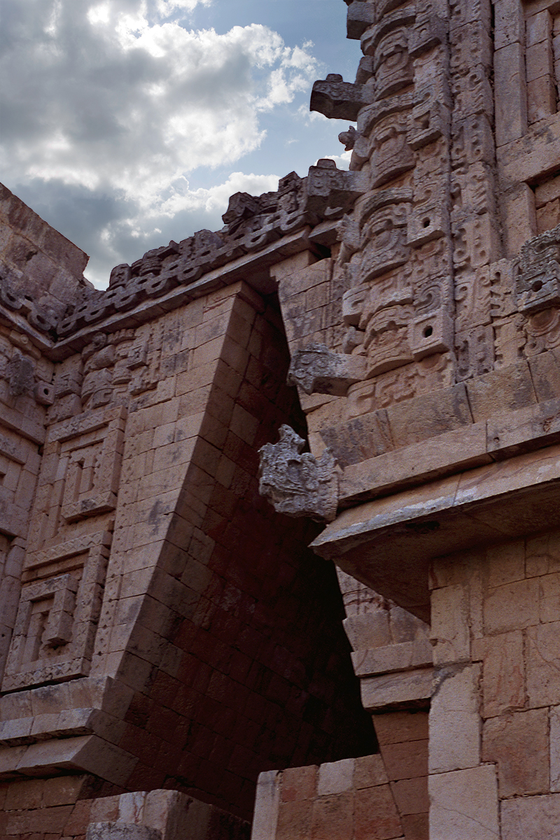 Uxmal, Photo of Detail from Governor's Palace