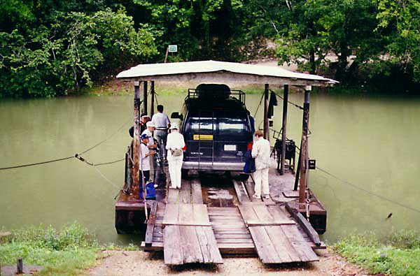 Succotz ferry into Xunantunich